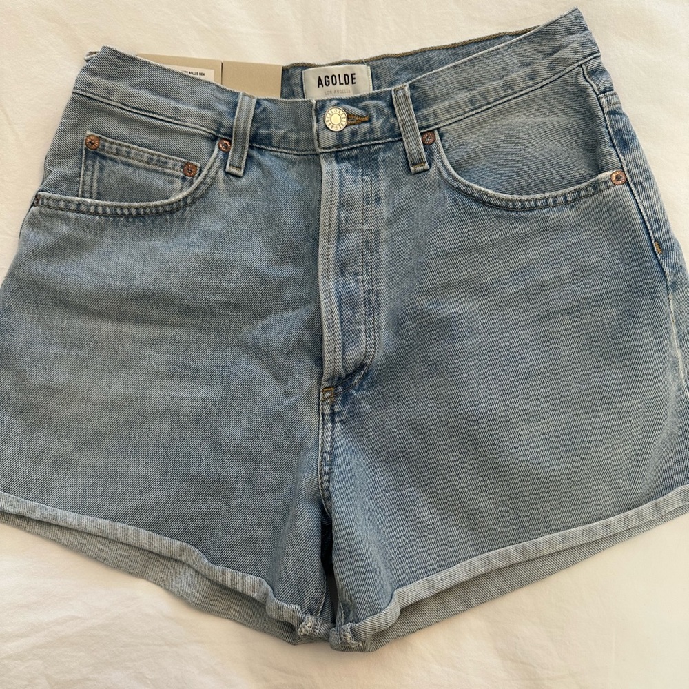 AGOLDE denim shorts